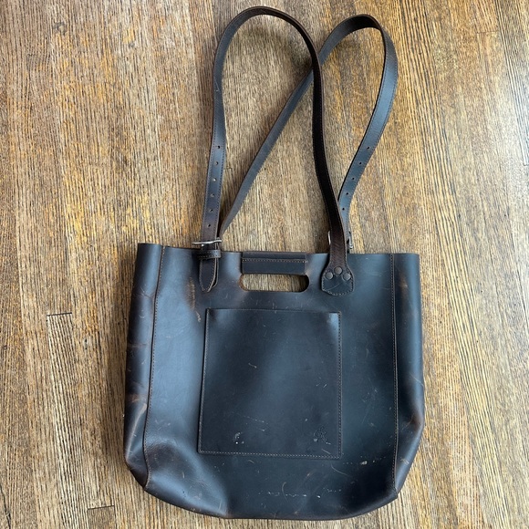 Saddleback Everyday Leather Tote - Picture 4 of 14